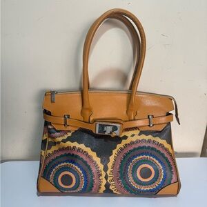 Ripani genuine leather cute satchel - beauty like new! Italian